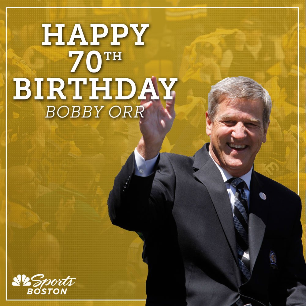 Happy 70th Birthday, Bobby Orr!   