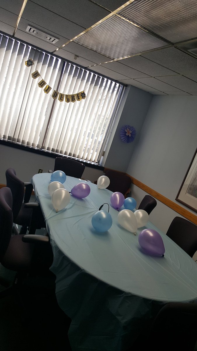 Krapf Coaches got transformed for a surprise Bridal Shower yesterday! Thank you, Krapf team, for the lovely surprise! #EmployeeWeddings #Krapf