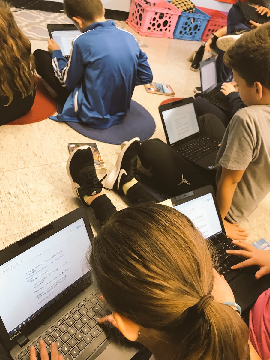 Today 4T had the privilege to speak with <a href="/wfucass11/">Michael Cassidy</a> via #GoogleHangout about the development of his app <a href="/myadwap/">AdWap</a>! To say my students enjoyed this experience would be an understatement. Thank you again!! #sjgtweets #PeqPantherPride