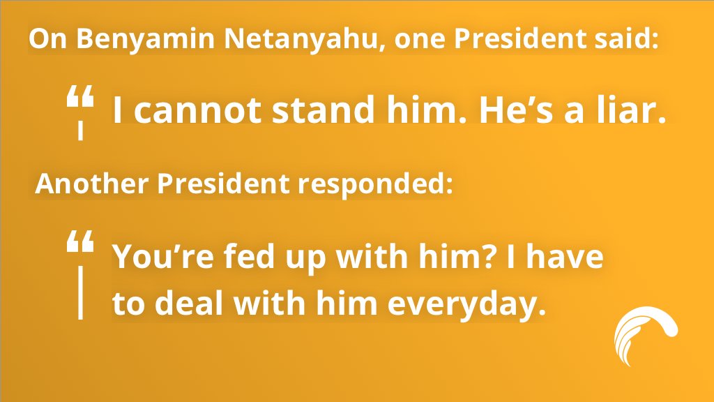 Guess who said it?

Hint: In this hot mic moment, two presidents were caught trash-talking Bibi during the 2011 G-20 Summit.

#politicalgaffes