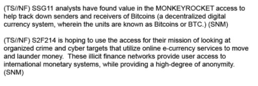 MichaelBKelley's tweet photo. Intercept publishes new Snowden docs: If bitcoin/conspiracy types suspected in 2013 that the NSA was trying to monitor illicit finance networks (mostly in Iran and China), then it "turns out the conspiracy theorists were on to something." https://t.co/5DDVL6ECiJ https://t.co/fPycu2xqCP