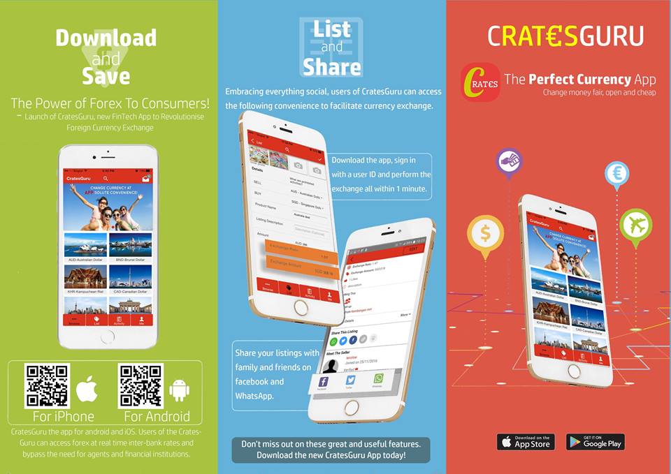 CratesGuru's tweet photo. #DidYouKnow with the @Cratesguru app you can 

1. Post Currency Listings 
2. Chat with Buyers
3. Get the Best Value for your Currency

and much more - Start exchanging like a pro!

#Currency #MoneyExchange #CurrencyExchange #Forex #Travel #Singapore #TuesdayThoughts #CratesGuru https://t.co/Irw6eY3VSK