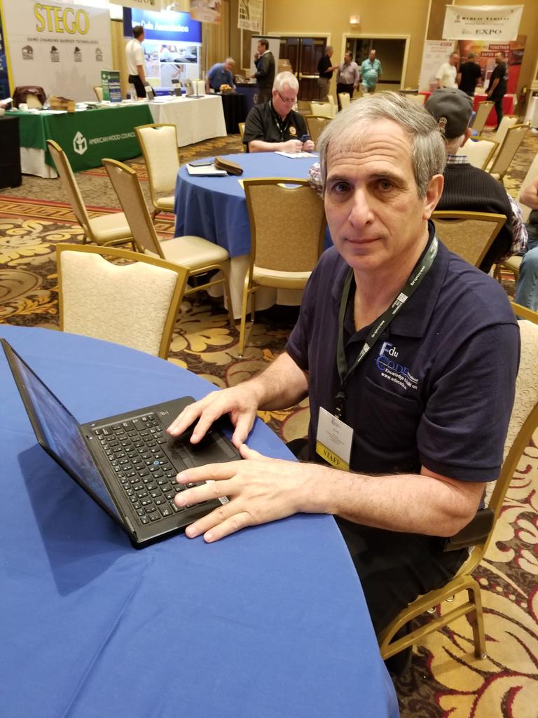 Gasman12a's tweet photo. 2018 EduCode Chair, Al Ellis, solving problems on Tuesday. #EduCode2018 https://t.co/tqYM7tLhn9
