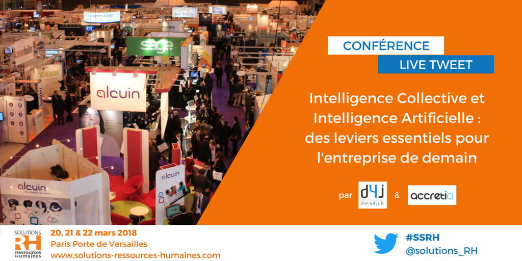 Solutions_RH's tweet photo. Savez-vous que l'#IntelligenceCollective et l'#IA seront des leviers essentiels pour l'entreprise de demain ? ➡ Suivez notre LiveTweet #RH ! #SSRH

👥 Avec : @Benyahia_akram (@Accretio_dw) et Antoine POLIAKOV (@d4jOfficial) https://t.co/LoDjMEMp2u