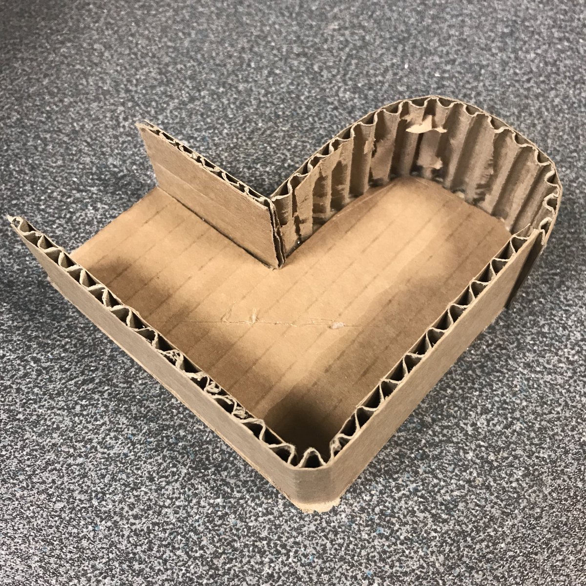 MrLaneDT's tweet photo. #Yr10 #gcsedesigntechnology Lesson 1 in a series looking at high quality modelling techniques... Lesson 2: Blue Foam #cardboardmodel #dt #dtchat #recycling https://t.co/nHtij3YvZq