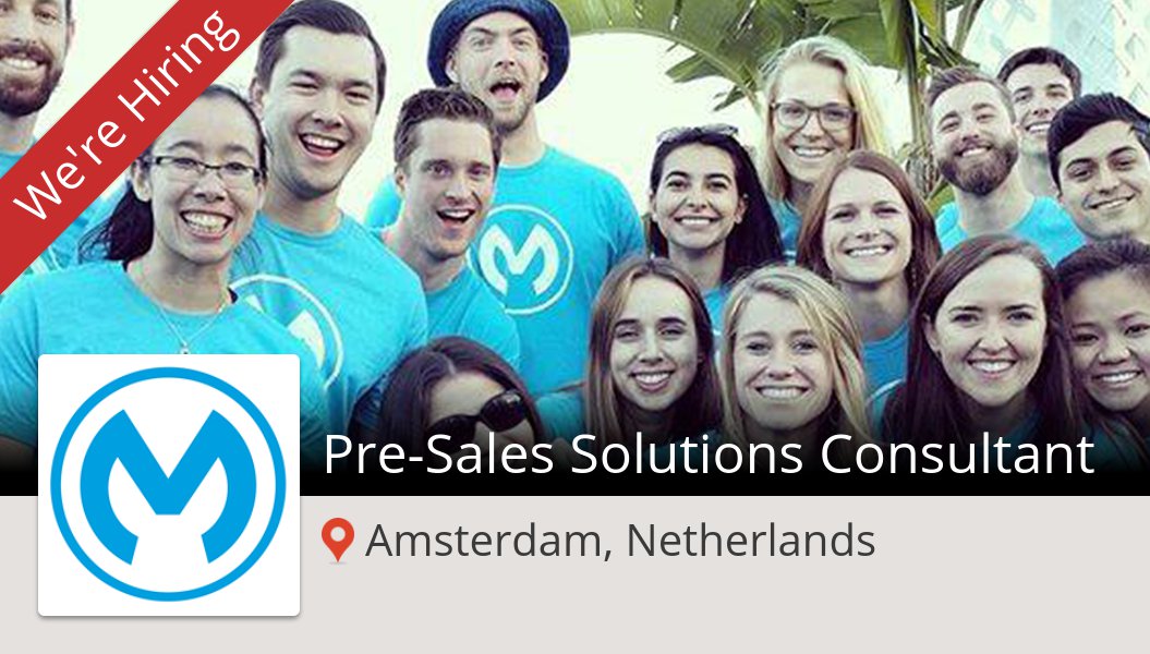 Giu_MuleSoft's tweet photo. Check out this #job: Pre-#Sales Solutions #Consultant at #MuleSoft (#Amsterdam) https://t.co/DjINvrYqv2 https://t.co/LtYz3xfV8h