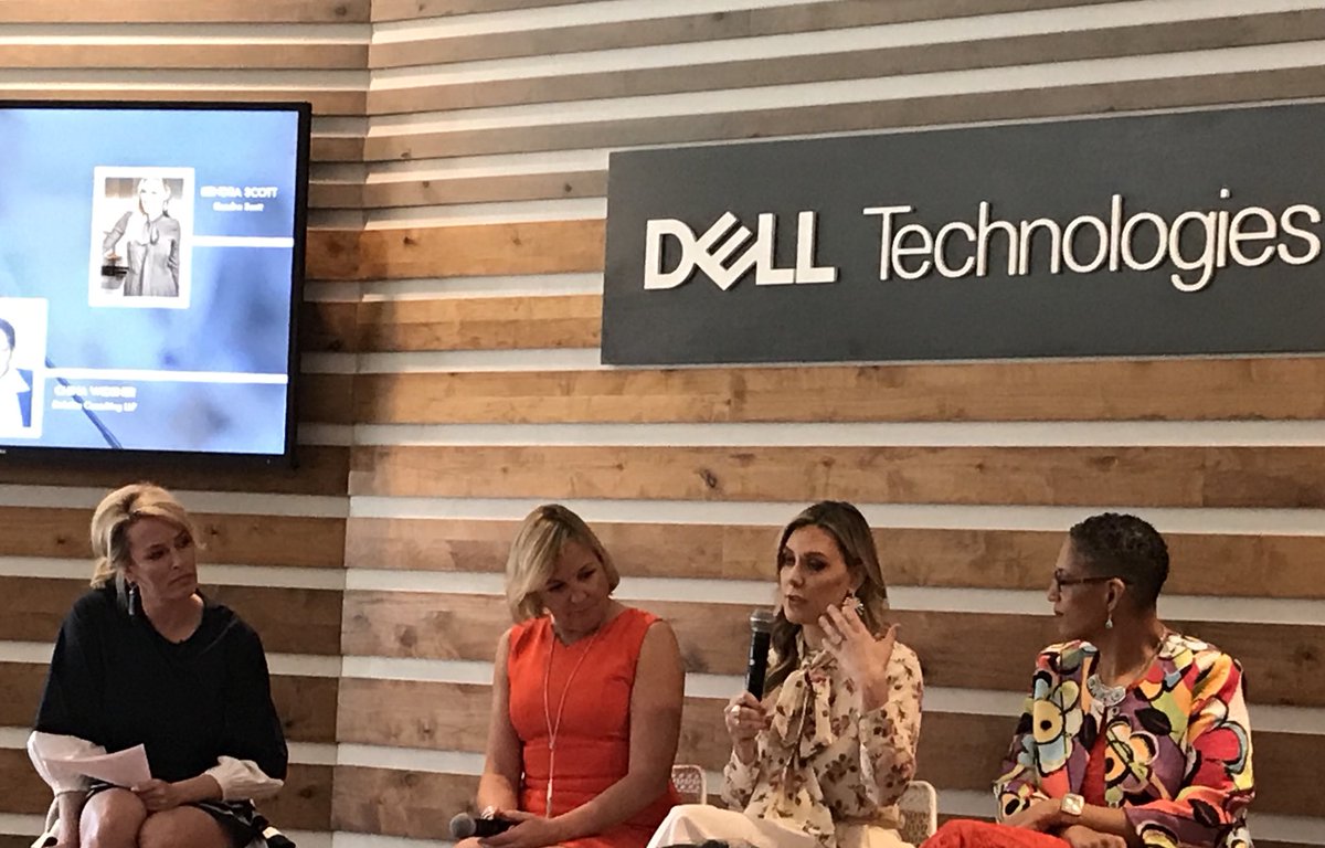 LizziMatt's tweet photo. I cannot remember a time when there was a better panel on leadership and life. #inspired @KendraScott @JoyceatDell @china_widener @DellMatchPlay https://t.co/3goXC1UXIG