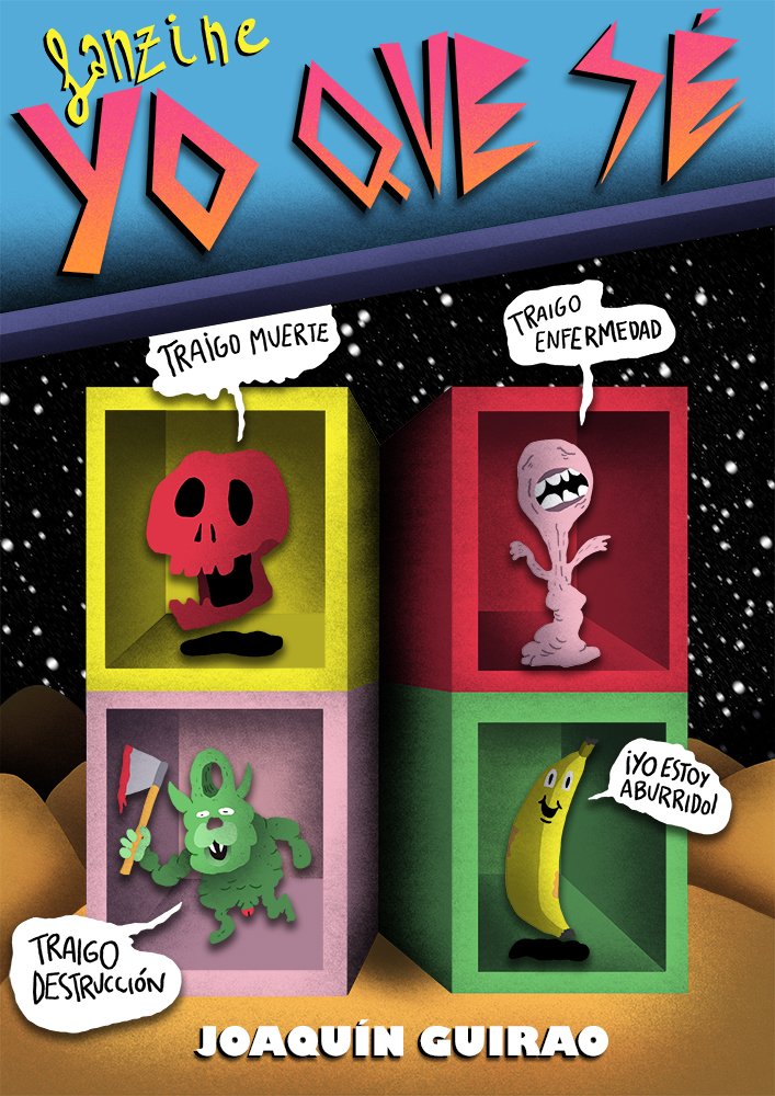 ¡¡NUEVO FANZINE!! ¡¡FANZINE YO QUE SÉ!! ¡¡A LA VENTA EN <a href="/ZorroclocoLobos/">Zorroclocos</a>!!

24 paginitas de cómics impresos en varios sitios, o inéditos hasta ahora. De momentos sólo se venden en el Zorroclocos, los que sobren los mandaré por internet.