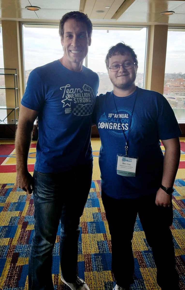 Ben Cox has made the trip to Washington DC this week for <a href="/FightCRC/">Fight Colorectal Cancer</a>’s annual #ConC2018 he even bumped into <a href="/scottlagasse/">Scott Lagasse</a> there!