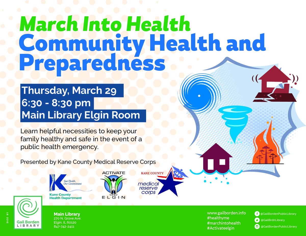 ActivateElgin1's tweet photo. #marchintohealth
#activateelgin
#exploreelgin
@gailbrdnlibrary https://t.co/IyTu5PvKfC