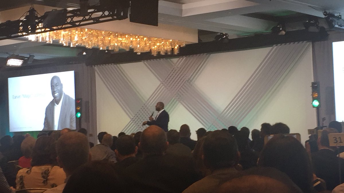 sh_atari's tweet photo. Great stories from Earvin ‘Magic’ Johnson at Cisco #execsummit2018 https://t.co/EHSFwqr4YE