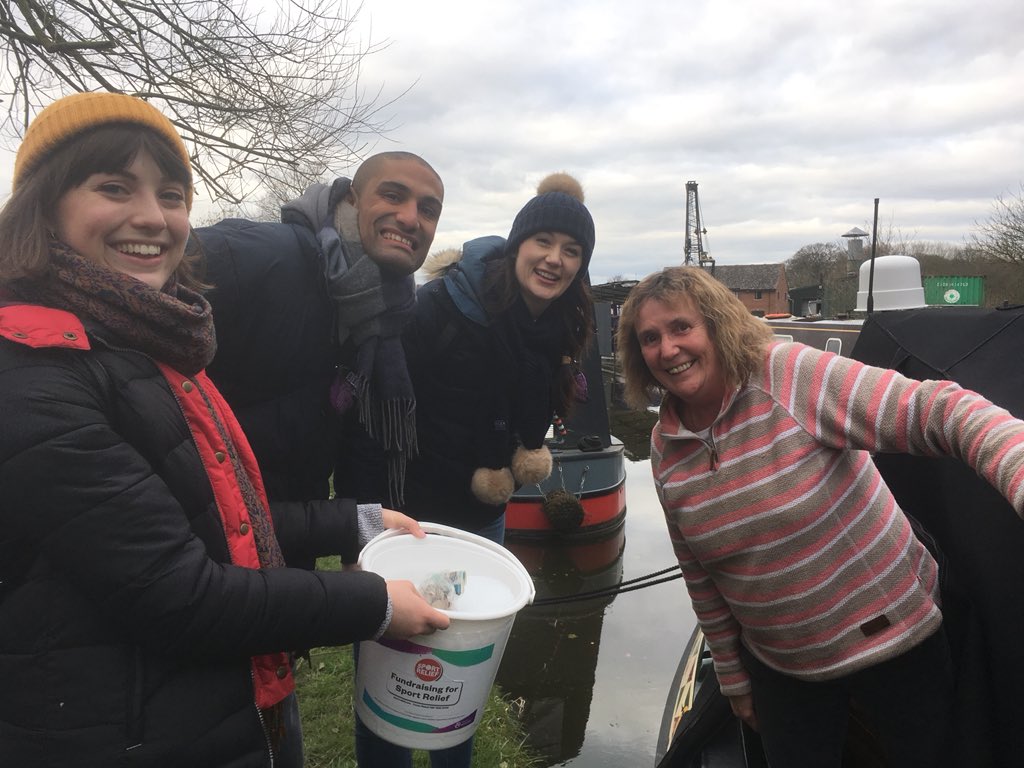 Thanks to Barbara for the donation and the chocolates and thanks to everyone who has come over to say hi and support us on the <a href="/bbcmtd/">BBC Midlands</a> #PeakyPentathlon for <a href="/sportrelief/">Sport Relief</a> 🙌🏻
