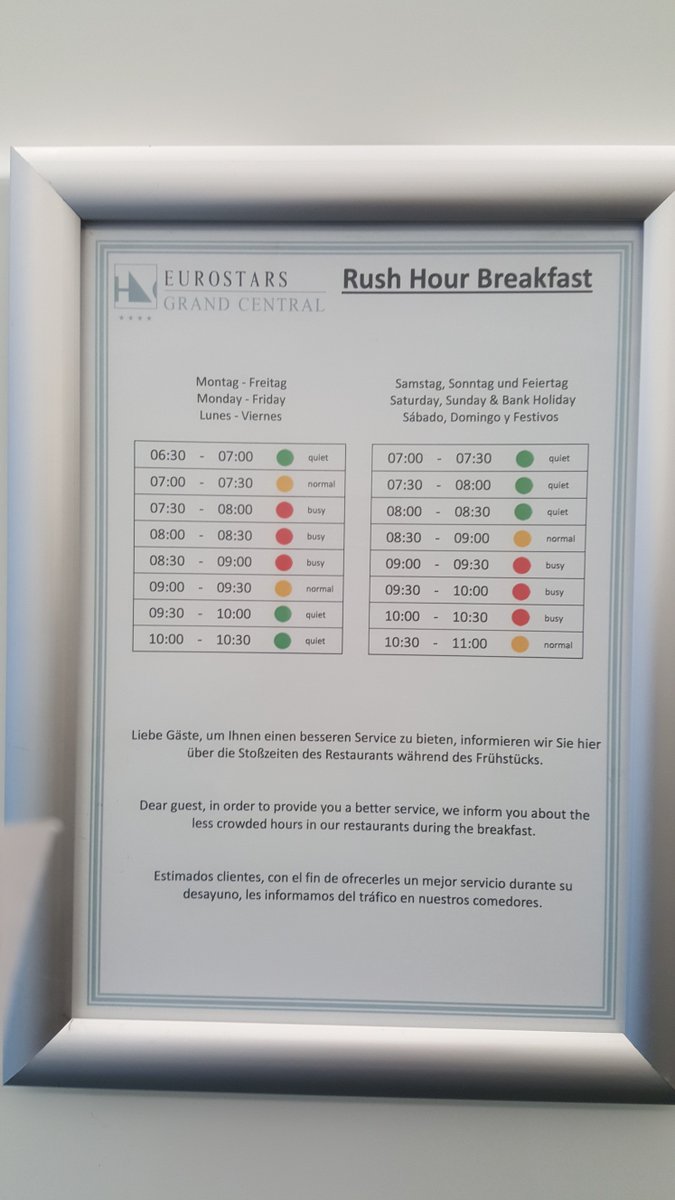 CarmenBrablec's tweet photo. Stimme ab: #ImageSells oder Image-Schaden? Info im Fahrstuhl über die Frühstücks Stoßzeiten im #Hotel. Wie wirkt sich das auf die #Marke aus? https://t.co/gLKpDE1E2s