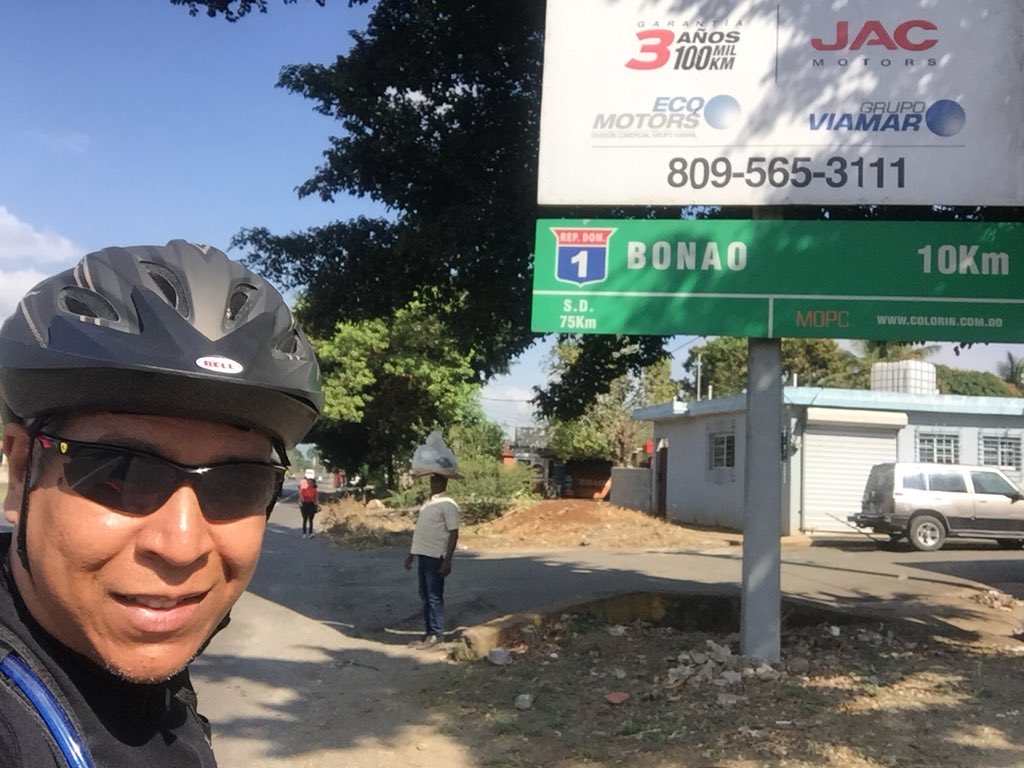El domingo 18 de marzo, estuve visitando la comunidad de Sonador en Bonao 🚴🏻‍♂️🚴🏻‍♂️ #runnersrd