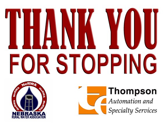 ThompsonKnows's tweet image. Thank you to all who participated in the 40th Annual Nebraska Rural Water Association Conference on March 12-14th in Kearney, Nebraska. bit.ly/2lXNhlS
#conference #controlsautomation #scada #iiot #tradeshow #electricalsafety #arcflash #water