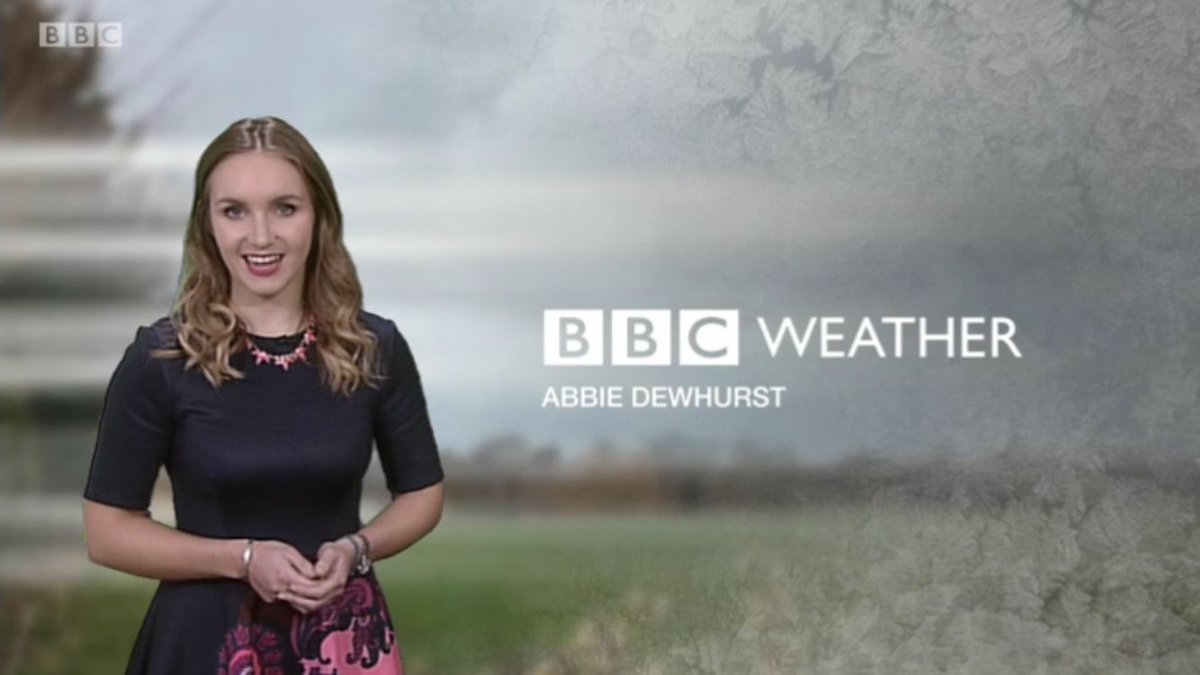 The wonderful <a href="/Abbiedew/">Abbie Dewhurst</a> joined with <a href="/peter_levy/">Peter Levy</a> for <a href="/bbcweather/">BBC Weather</a>