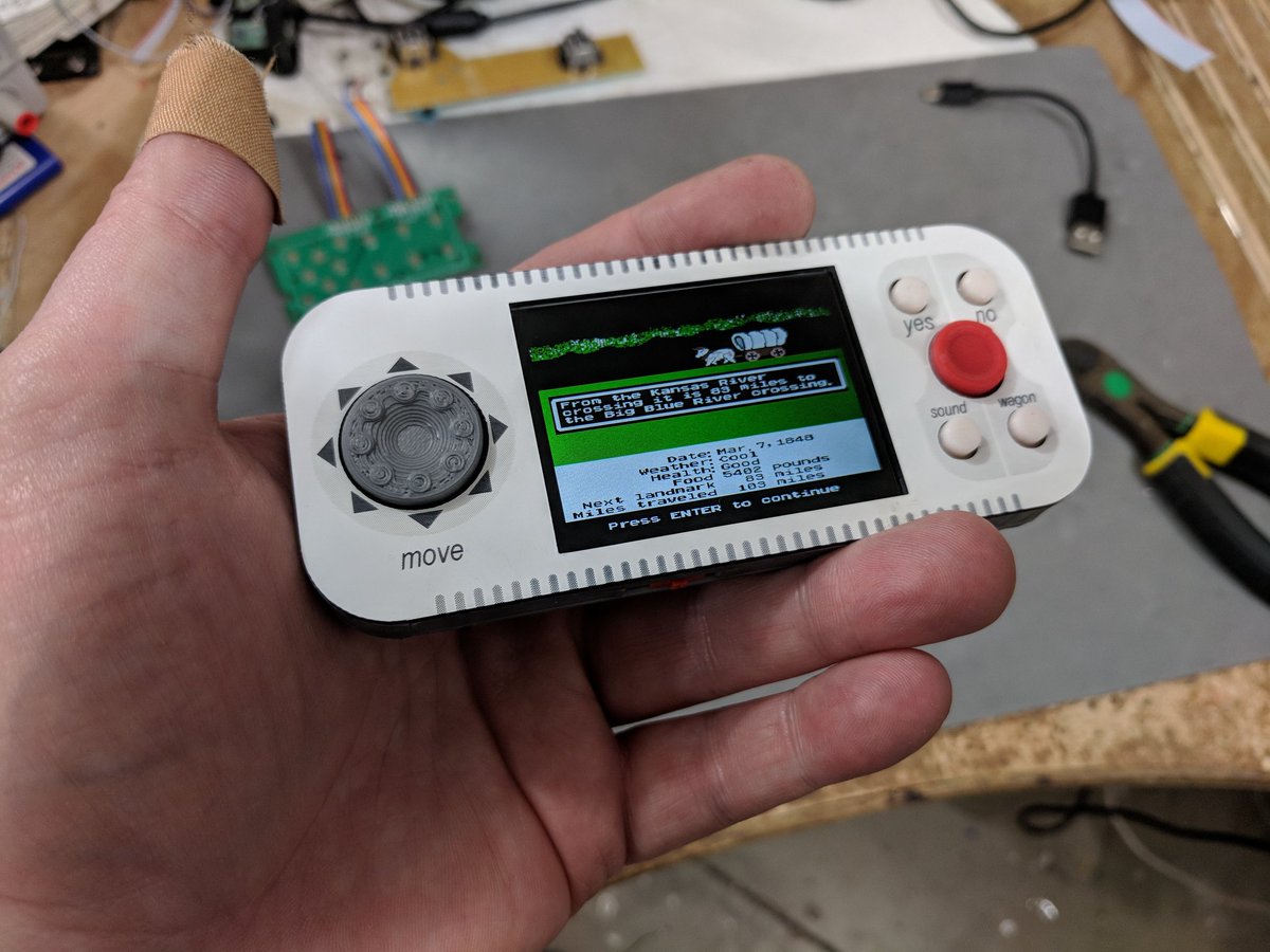 the oregon trail electronic handheld game