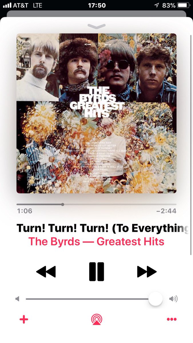 blklkp's tweet photo. .#Feels #March #np #AppleMusic #TurnTurnTurn #ATimeToGain #ATimeToLose #TheByrds #GreatestHits #RIP #UncleCutie #BmoresOwn #1stdayofspring #ToEverything #ATimeToBeBorn #ATimeToDie https://t.co/UhNzy0HdU0