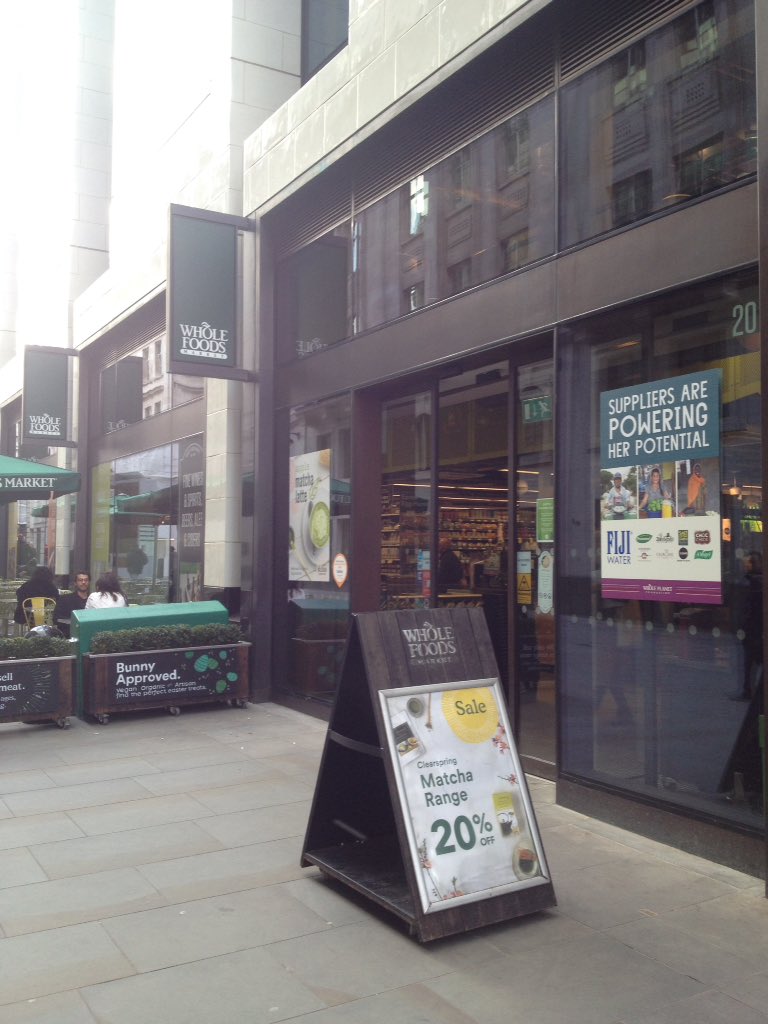 ClearspringUK's tweet photo. We're sampling #MisoSoup for #CherryBlossomFestival @WholeFoodsUK in #PiccadillyCircus #today ! Come and try๐ #Organic #Vegan #25yearsofclearspring #wholefoods https://t.co/QrNvFU7Lbm