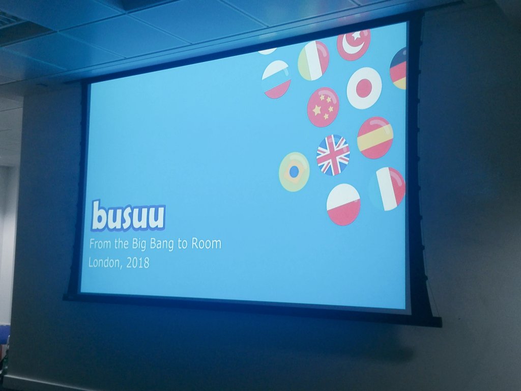 SonyaMoisset's tweet photo. // From the Big Bang to Room by @clau_cookie, @niksheva & @londroid at @Shazam #AndroidLondon #Londroid https://t.co/FheVsoJA2V