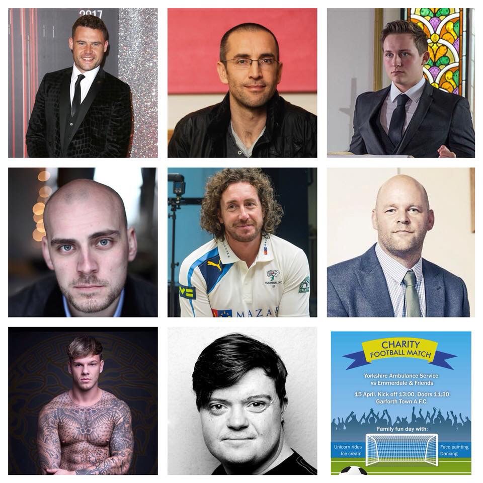 LS25WebSolution's tweet image. The celeb team for the @999footiematch at @TheGarforthTown on 15th April is coming together nicely. Thanks to the recruits @DannyBMiller and @EllisLacyUK! Thanks for supporting @MakeAWishUK buff.ly/2GMONOi #garforth  #charity