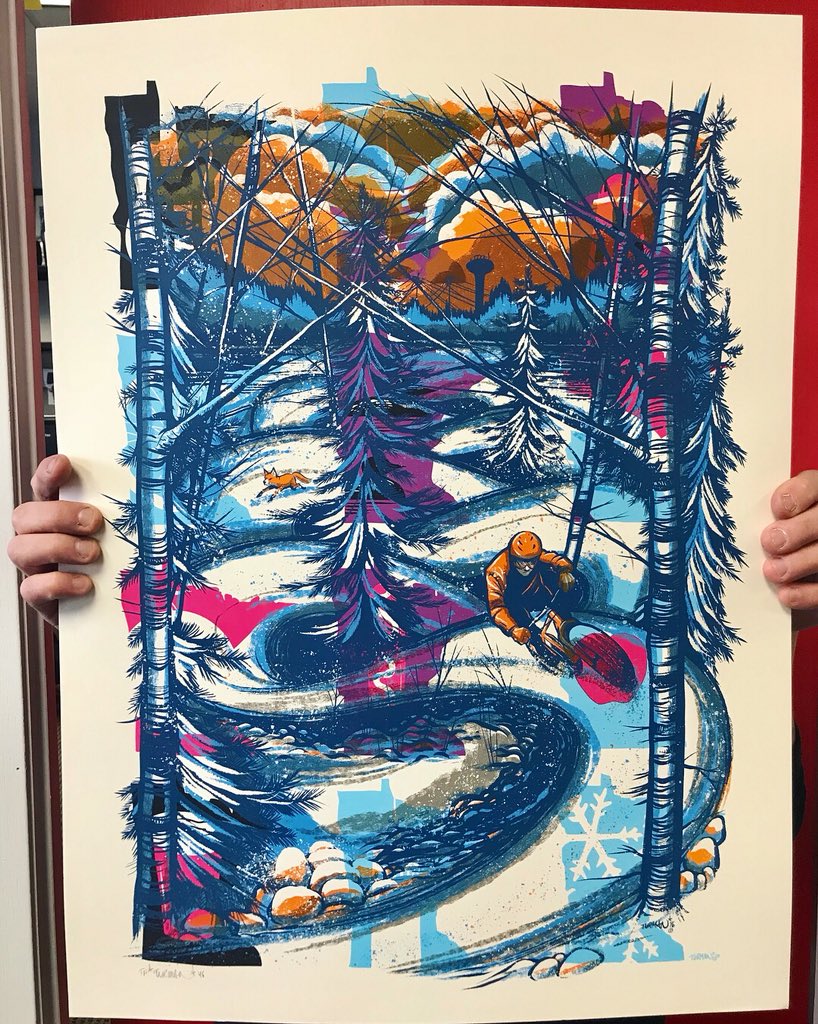 AdamTurman's tweet image. Minnesnowta sure shows Spring whose boss, and so do these prints. Happy #testprint Tuesday! Available online for a limited time - #oneofakind #snowfall #firstdayofspring2018