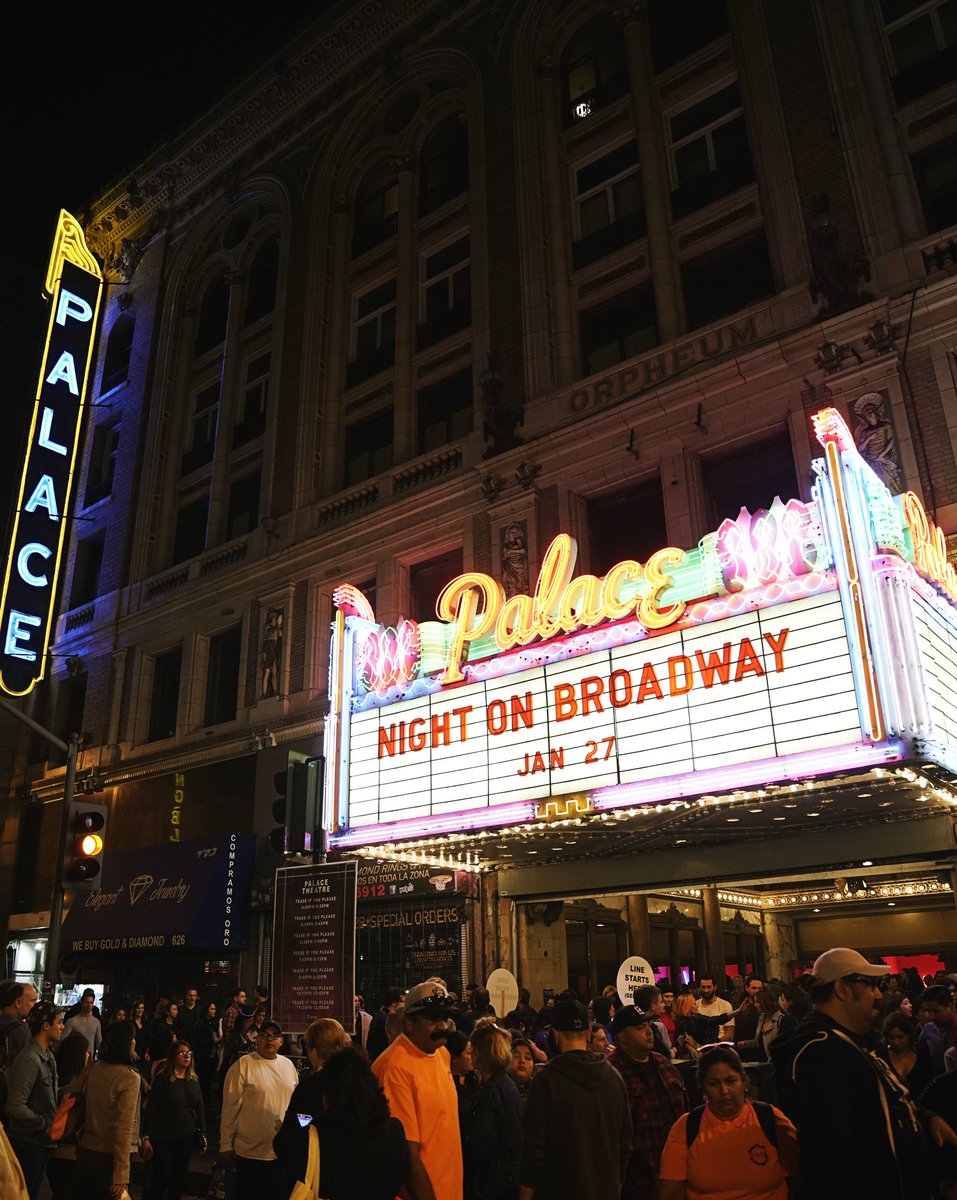 6 of Broadway's historic theaters were open at #NightOnBroadway! How many did you get a chance to visit?