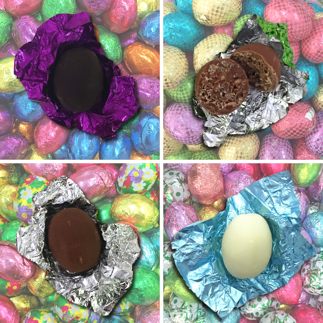SuzinLChocolate's tweet photo. No Easter Basket is complete without chocolate foil eggs! https://t.co/9AkztcwooO