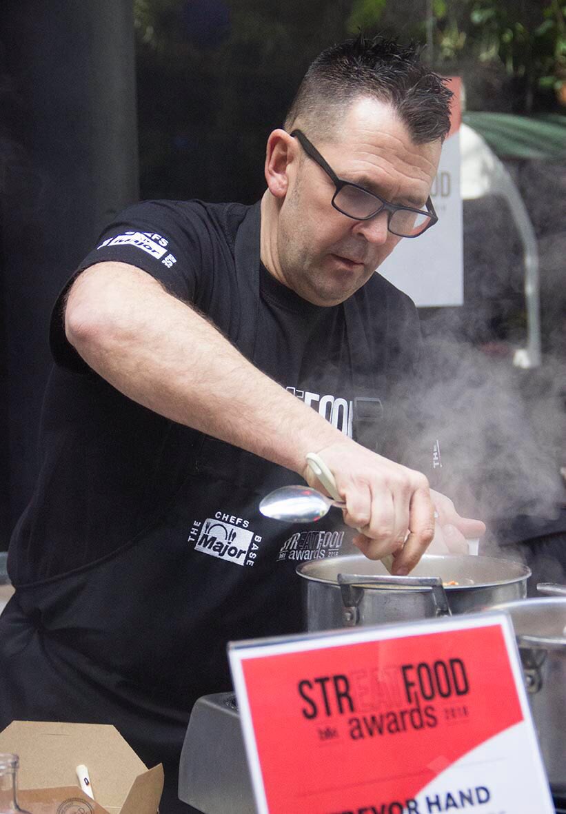 Best of luck to @CheftrevorTrev at the @BandICatering #StrEATFoodAwards tonight. We’re sure he wowed them with his dishes. @lovejoesnews @pavlovaandcream @MckechnieGary @robertmilligan9 @julesyhh @khadders @chefdave_82 @TyWiseman @LucaP_chef92 @chandco @QuornFoods
