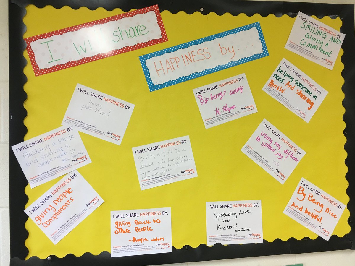 ceciauth's tweet photo. Love how @phmsbcps shared their Happy Acts on a wonderful board! They have others displayed throughout the school! Wondeful students and faculty at Perry Hall Middle School!! @MrsShanksPHMS
#InternationalDayOfHappiness #happyacts2018 https://t.co/f1MWij7HgU