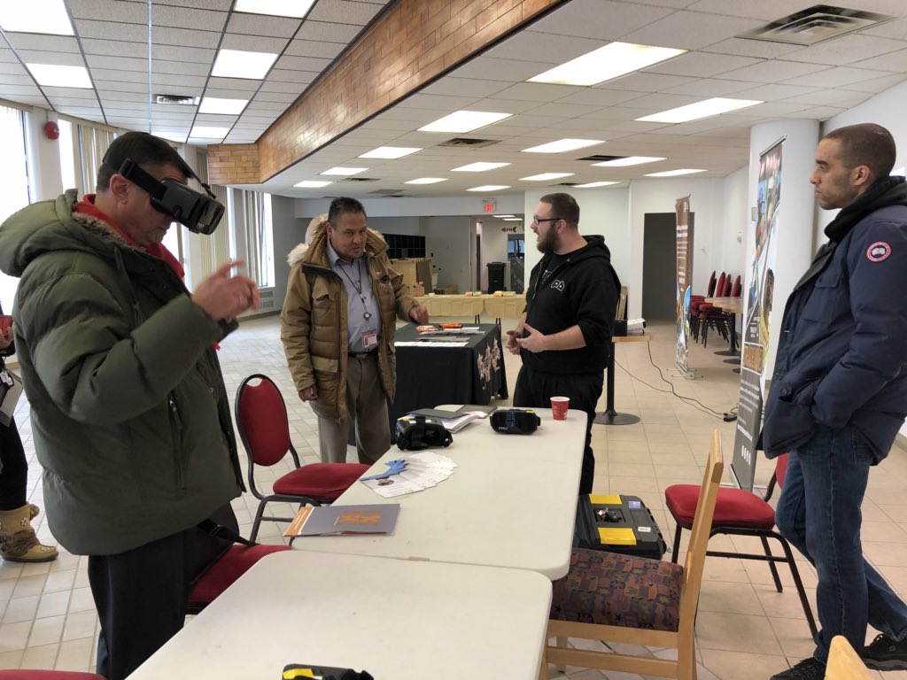 BitSpaceDevelop's tweet photo. A small workshop with #tradeupmb Manitoba Construction Sector Council to showcase our #Framing and #IBEW apps to the construction staff https://t.co/fPDkULCPCl