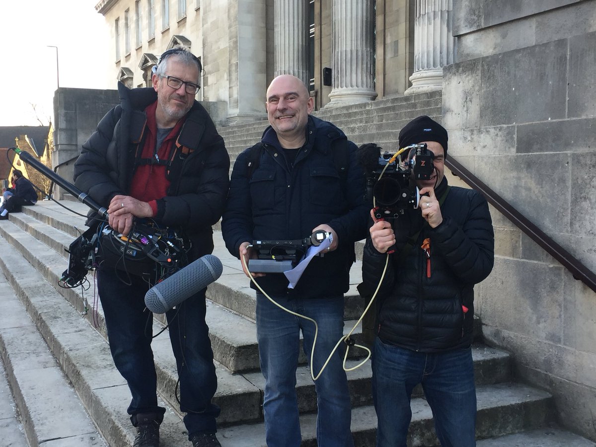 Great day filming for first buses at the alma mater just outside Leeds uni