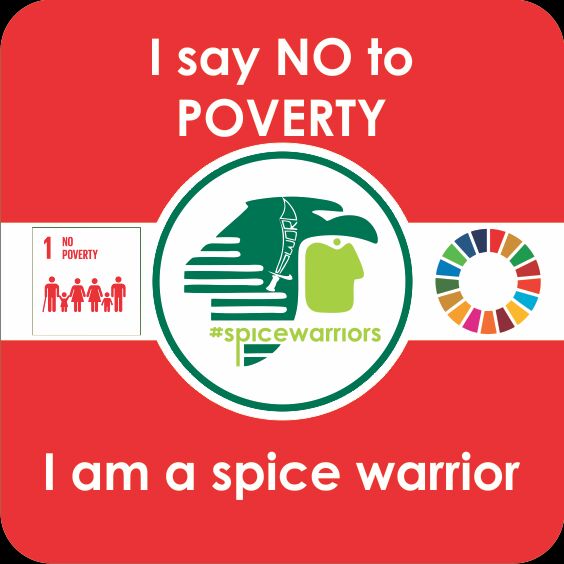 IsaacOody's tweet image. Say no to poverty #SpiceWarriors  #spicewithoutborders