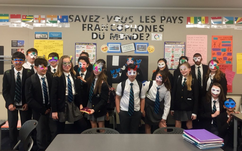 Y7 French made Mardi Gras masks!