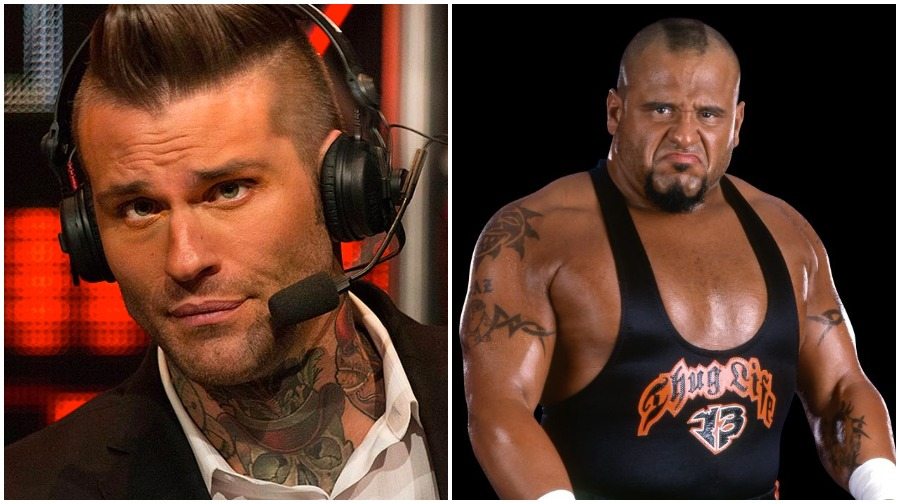 YourWWESource's tweet photo. Corey Graves takes a shot at Taz, the former ECW Champion responds https://t.co/oBTFumdDug https://t.co/H9AT8dtmd8