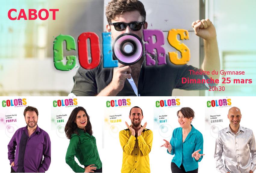 ColorsImpro's tweet photo. Dimanche, un COLORS particulier avec en Mister White un improvisateur et comédien de talent qui rejoindra peut-être l'équipe suite à sa performance... Venez l'encourager et vous régaler de nouvelles folles histoires 👉 https://t.co/PjZzfvide2
#theatre #impro https://t.co/lHRmAYZ8UY