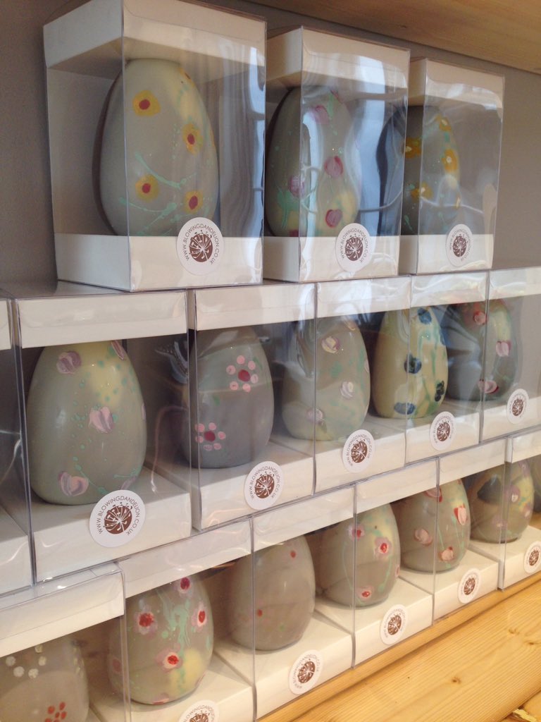 bd_chocolate's tweet photo. Chocolate Easter Eggs made in Crystal Palace. Vegan also available. https://t.co/gasJQa3vHP