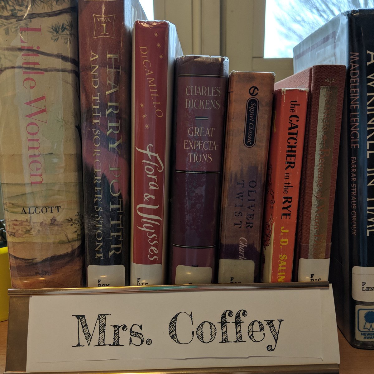 Something old, something new, all things borrowed, no more blues! Getting my snowstorm stash ready. 📚