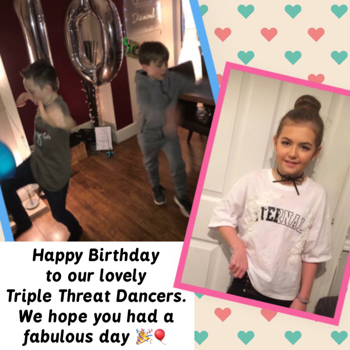 TripleT_Dance's tweet photo. We hope our dancers had a lovely time celebrating their birthdays this past week ❤️ https://t.co/fOnFfC8A4v