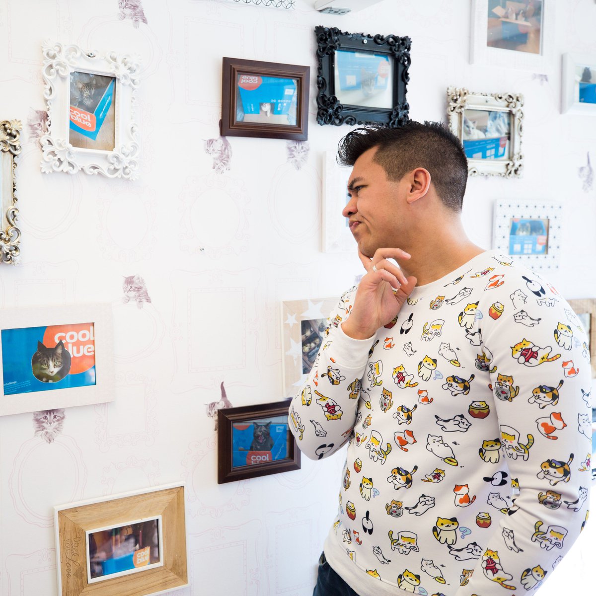 Kat een plekje voor je vrijgehouden. Verdient jouw kat eeuwige roem? Stuur ons jouw beste kat-in-doos-foto. #kattenkalender #poespasfotos #miauwmiauw