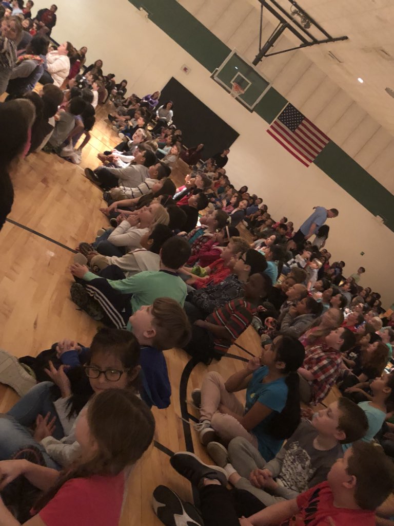 So much fun and learning happening at today’s Artist’s in Schools presentation. #secondgraderocks
