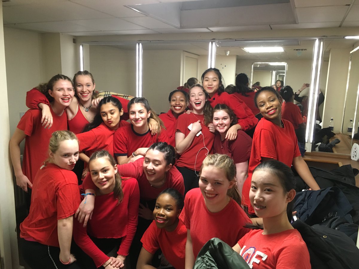R_VallanceDH's tweet photo. DH Dance team, Revolt, are performing at the @CornExchange this evening! We're in the dressing room, warming up! (Taking selfies) #dance #SpringEquinox https://t.co/MgESNmjLCt