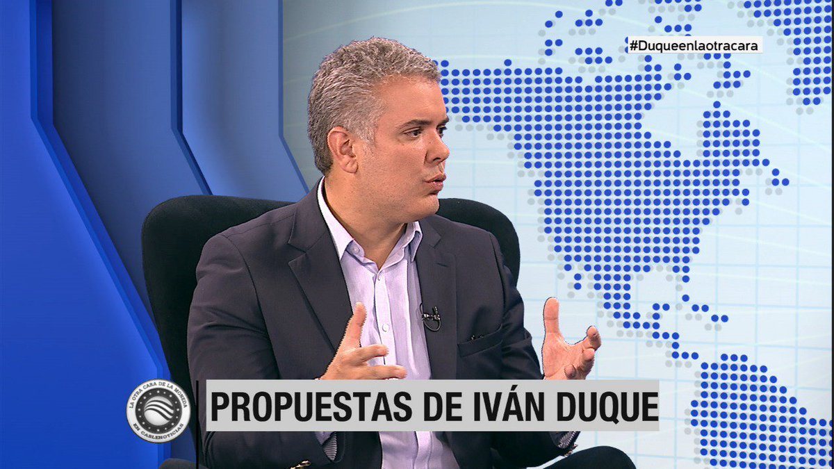 CABLENOTICIAS's tweet photo. #ENDIRECTO: ¿Qué propone @IvanDuque para llegar a la Presidencia?, siga la entrevista en @LaOtraCaraCN con @LauraPuent https://t.co/VJBkcVdXGb -#DuqueEnLaOtraCara https://t.co/4jywNxKQUB