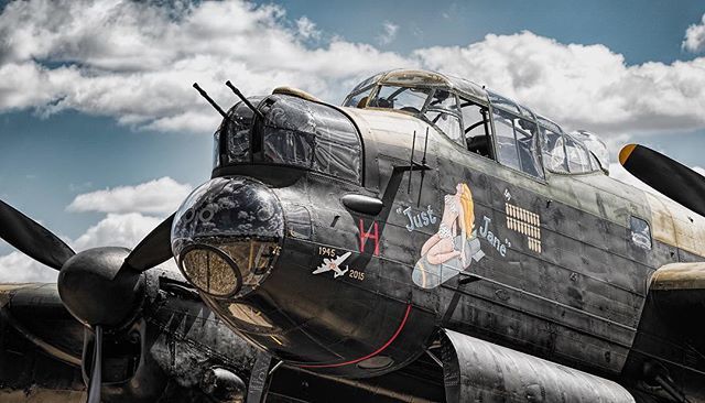 Avro Lancaster Bomber “Just Jane” NX611. #warbird #warplane #ww2 #ww2planes #ww2history #wwiiaviation #secondworldwar #battleofbritain #raf #excellentaviation #aviationphotography #aircraftphotos #aircraftphotography #aircraftrestoration #lincsaviation #… ift.tt/2ptp45l