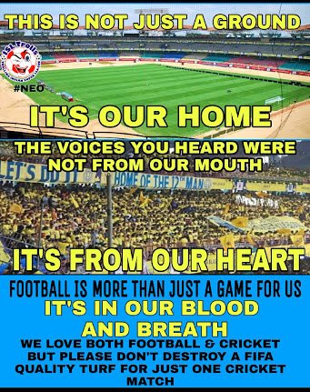 #SaveKochiTurf !! This is heart-breaking n deeply saddened to every football lover.!!🙌🙏😩😭😱Lets fight together friends⚽️💪👍