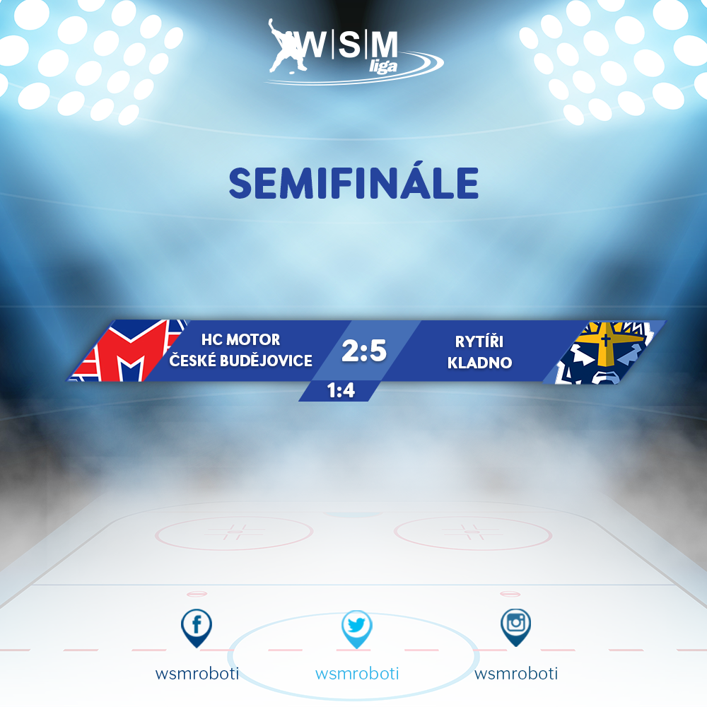 wsmroboti's tweet photo. Je dobojováno🏁@RytiriKladno porážejí v klíčovém duelu @HC_Motor 5:2 a míří do baráže o @telh_cz. Rytíři ovládli překvapivě celou sérii v poměru 4:1 na zápasy. https://t.co/t0QYwsuWek