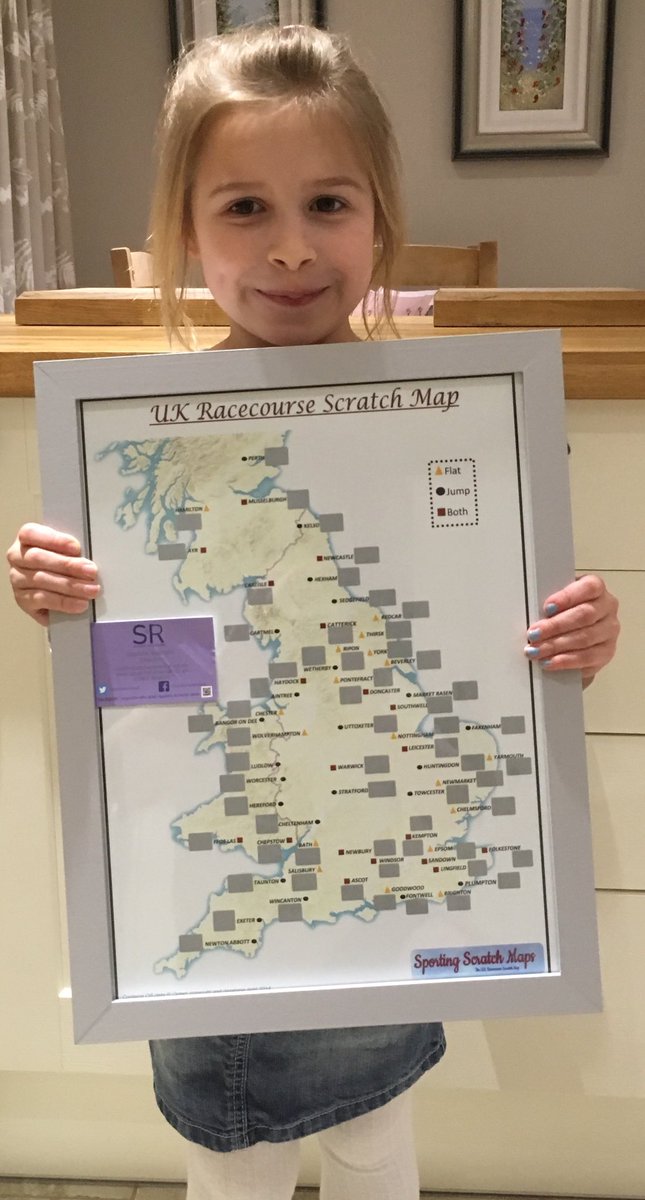 Dare2dream2017's tweet photo. Trying to tick off all the racecourses in UK? This product from @scratchnreveal makes tracking your progress super easy! The girls are currently working out which ones we can scratch! ๐ #HorseRacing #MASSIVEEXPOSURE #Scratch https://t.co/2WDxt7kpuj