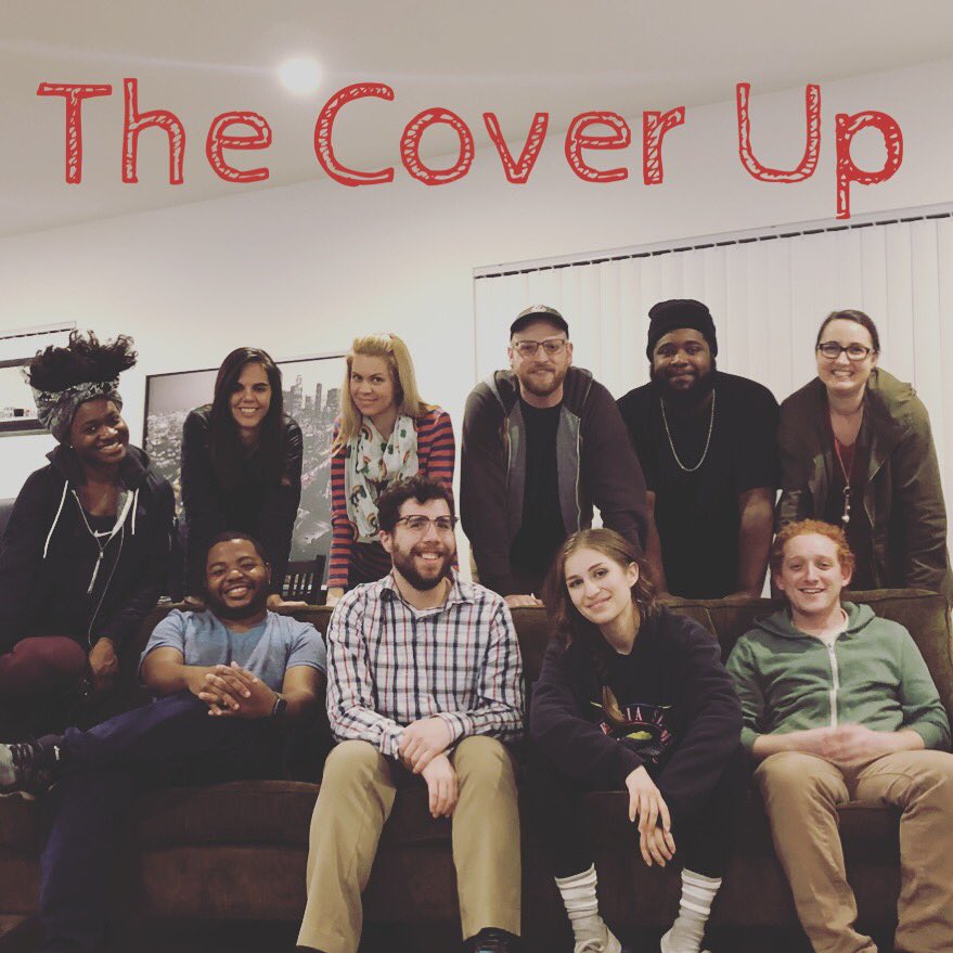 These are the innocent faces of THE COVER UP. #angels 😇 🔪🔎#thecoverup #acme #sketchcomedy #sketchcult #comedyteam