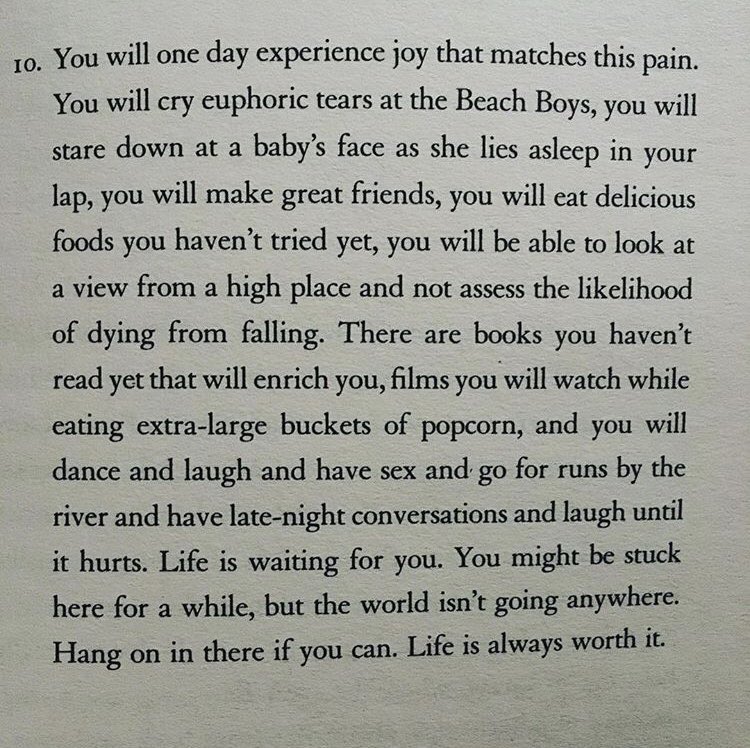 kbwrites_'s tweet photo. Hands down one of the best messages about #mentalhealth recovery there is. 🙌🏻👏🏻👏🏻 Amazing work @matthaig1! https://t.co/gFkzeiKowk