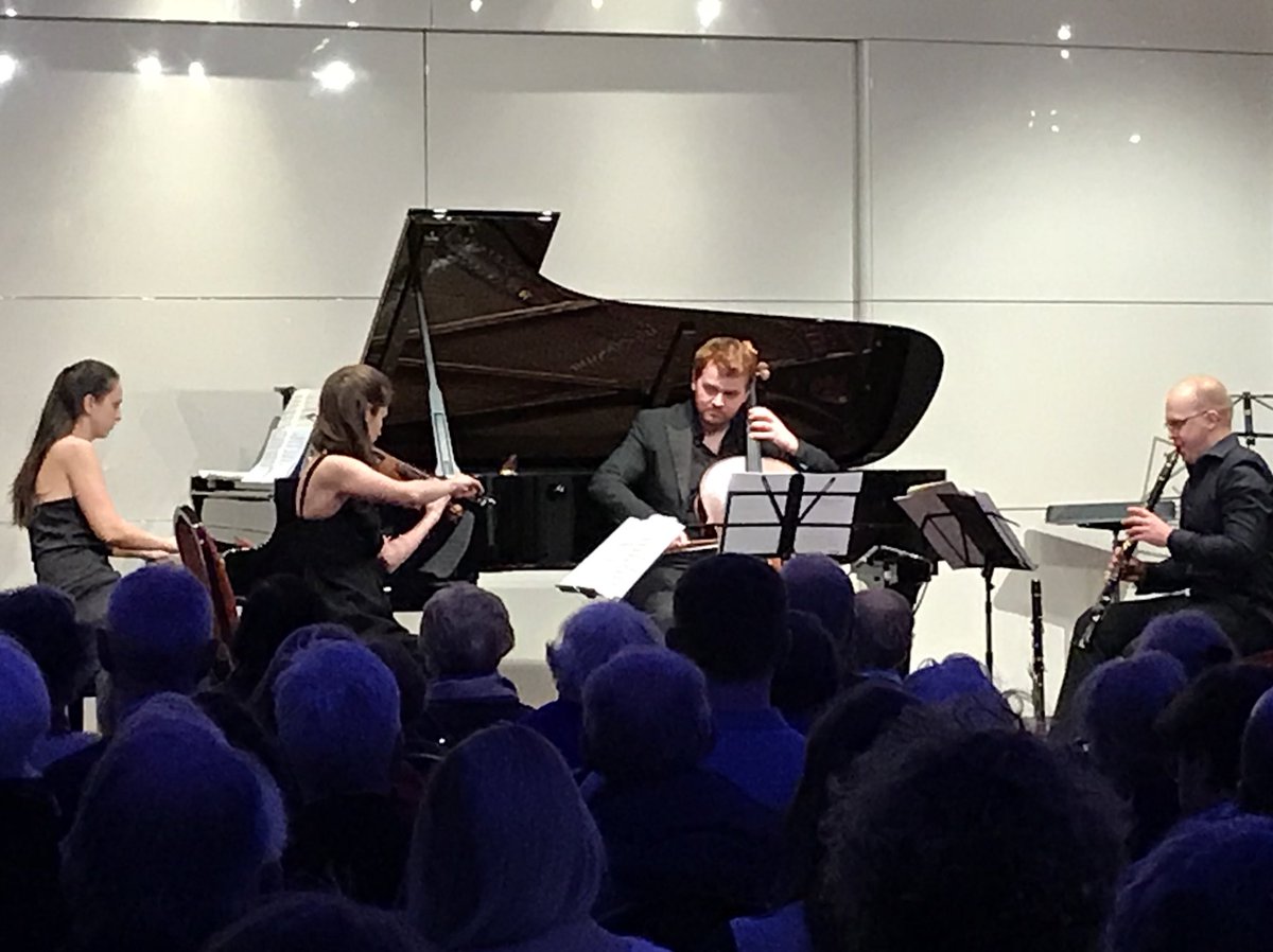 rosl1910's tweet photo. .@EnsembleMirage begin this evenings Mixed Ensemble Section Final with an enchanting programme of #RimskyKorsakov #Messiaen and #Schoenfield #wind #String #piano https://t.co/fqwf4h3fFe